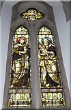 TQ0343 : Christ Church, Shamley Green: stained glass window (a) by Basher Eyre