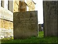 SK7210 : Belvoir Angel headstone, St Andrew's Church, Twyford by Alan Murray-Rust