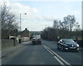 Cleckheaton Road at Oakenshaw village boundary