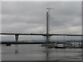 NT1179 : South cable stay tower of The Queensferry Crossing by M J Richardson