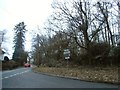 Wallage Lane at the junction of Turners Hill Road