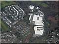 Cloberfield Road factories from the air