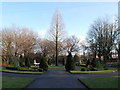 SD8906 : Formal garden, Chadderton Hall Park by Linden Milner