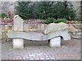 Stone bench at Roman Way Picnic Site (3)