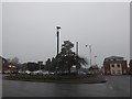 Junction of Church Lane with De La Warr Road