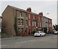 Row of three storey houses, Prestatyn