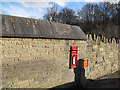 Pollard Lane railway bridge - postbox