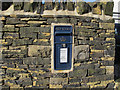 Blue postbox, Newlaithes Road