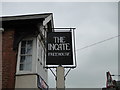 TM4289 : Hanging sign for 'The Ingate' public house and hotel by Adrian S Pye
