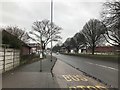 Newcastle-under-Lyme: bus stop on A34 Liverpool Road