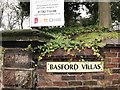 Newcastle-under-Lyme: entrance to Basford Villas