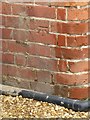 Bench mark, former crossing cottage, Allington Lane