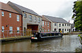 New canalside apartments at Fazeley Junction, Staffordshire