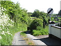 30mph sign on the Newtownhamilton end of Hawthorn Lane