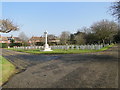 Second World War Cross and War Graves, Colchester