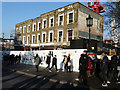 Terrace of derelict houses, Camden High Street