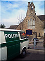 SU2388 : Polizei in Shrivenham by Des Blenkinsopp