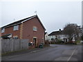 Approaching the junction of St Thomas Close and New Road