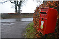 East Devon : Postbox and Road