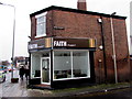 Faith hair salon on a Crewe corner