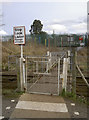 A railway right in front of the school