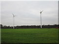 Wind turbines near Grove Farm