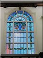 Walthamstow Central Library, High Street, E17 - window on oak staircase