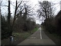 Cycle path built on the trackbed of the North Warwickshire Railway