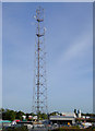 Communications mast near Hinckley, Leicestershire