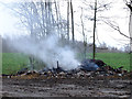 Burning waste on Land Gate Lane