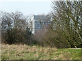 Hospital building viewed from Woolwich Common