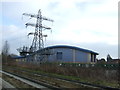 TL4561 : Pylon beside the Cambridge Guided Busway by JThomas