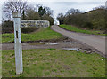 Signpost along Braunston Road