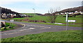 Road Junction and Sign at Dale