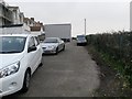 Southbourne: footpath I31 joins the rear driveway