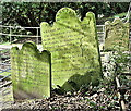 Dunlap/Dunlop headstones, Carnmoney CoI graveyard, Newtownabbey (February 2017)