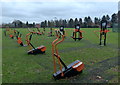 SK6007 : Outdoor gym at Rushey Fields Recreation Ground by Mat Fascione