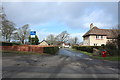 Road into Marr Playing Fields