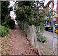 Path towards Ryefield Road, Ross-on-Wye