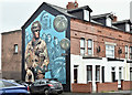 J3673 : Polish servicemen mural, Foxglove Street, Belfast (February 2017) by Albert Bridge