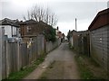 Pokesdown: substation on footpath J06