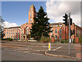 SJ8195 : Trafford (Stretford) Town Hall, Talbot Road by David Dixon
