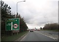 A164  Approaching  the  Great  Gutter  Lane  junction