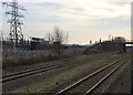 View from a Cardiff-Swansea train - site of  Margam Halt railway station