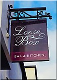 SP3166 : Loose Box (2) - sign, 4 Bedford Street, Royal Leamington Spa by P L Chadwick