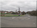 Redundant roundabout on Halton Moor Road