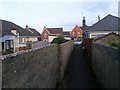 Wallisdown: eastern segment of footpath N01