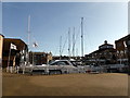 TQ3303 : Yacht at Brighton Marina by PAUL FARMER
