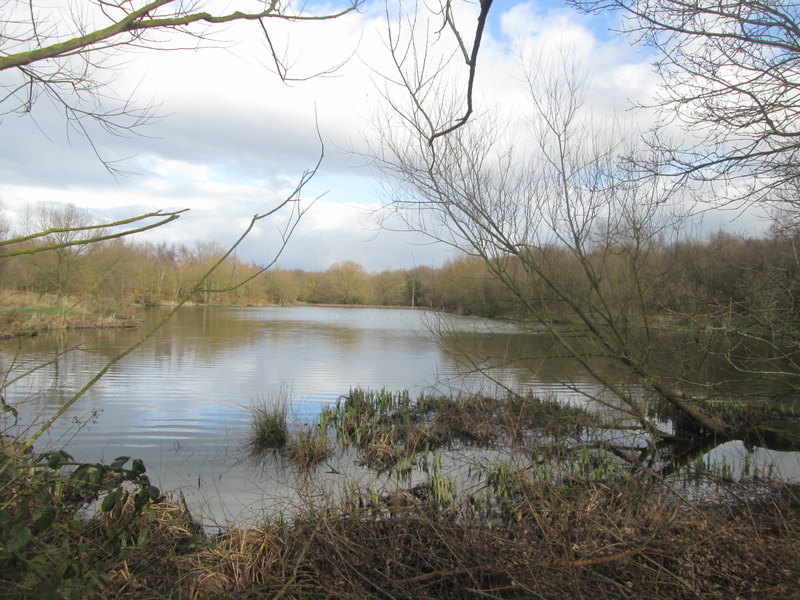 Fishing lake on Sharlston Common © John Slater :: Geograph Britain and ...