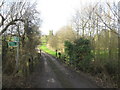 Footpath and access to Burcroft Farm